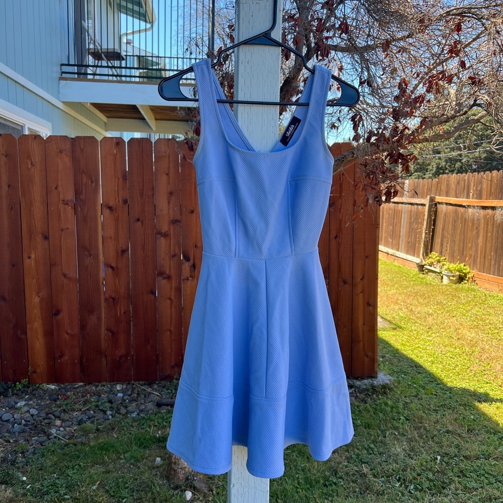 Lulus baby blue skater dress